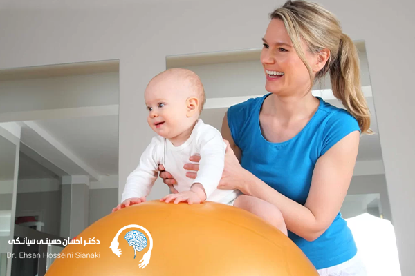 کاردرمانی برای نشستن کودک